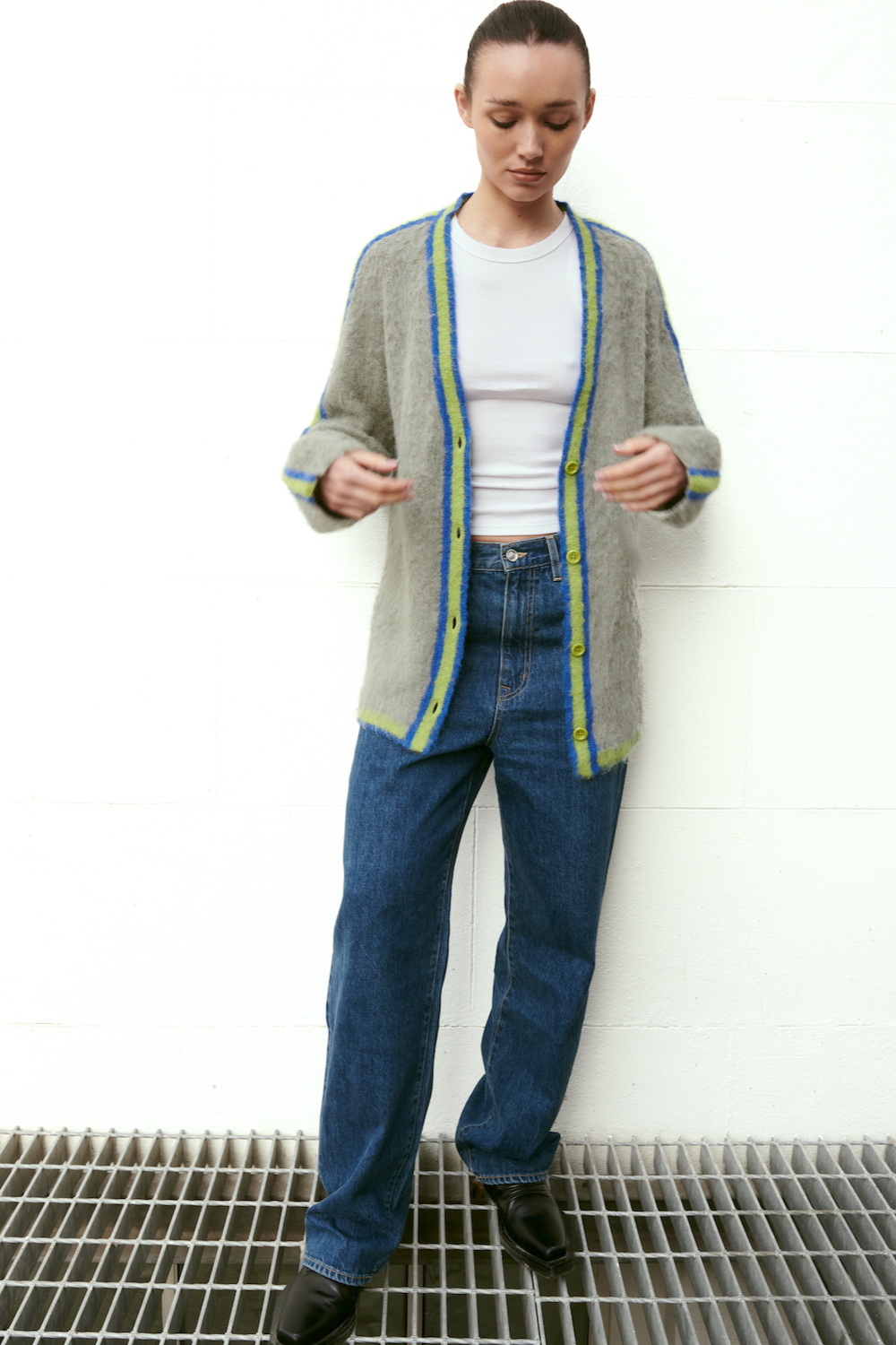 Limited Edition Oversized Suri Cardigan - Grey