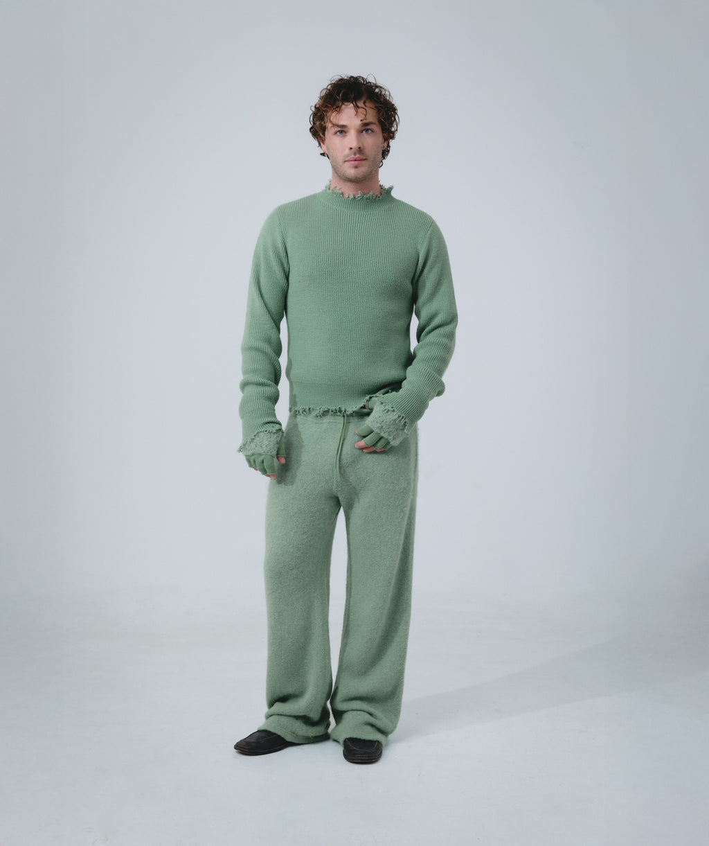 La Granni x Gabriele Suri Knit Trousers - Green