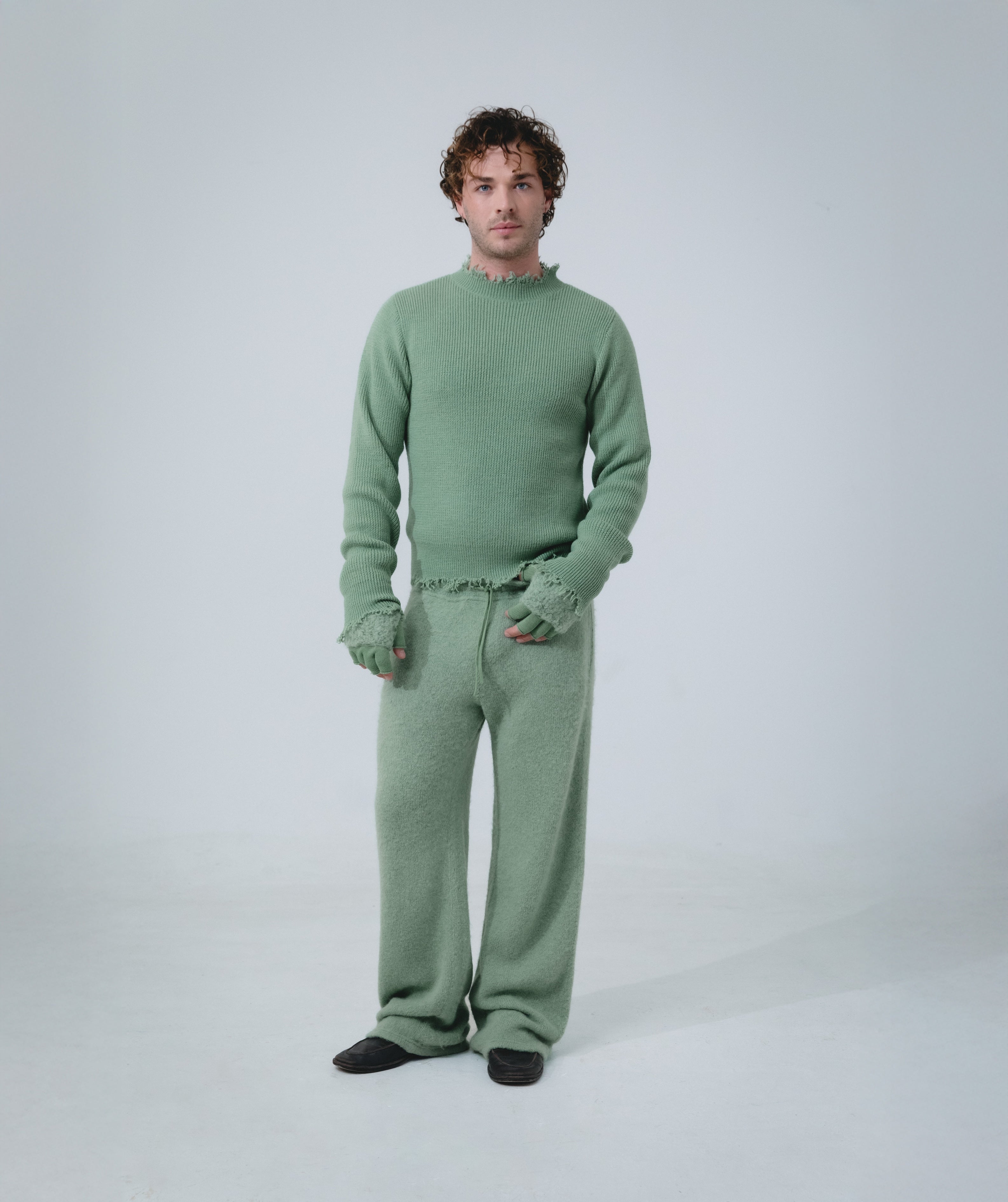 La Granni x Gabriele Suri Knit Trousers - Green