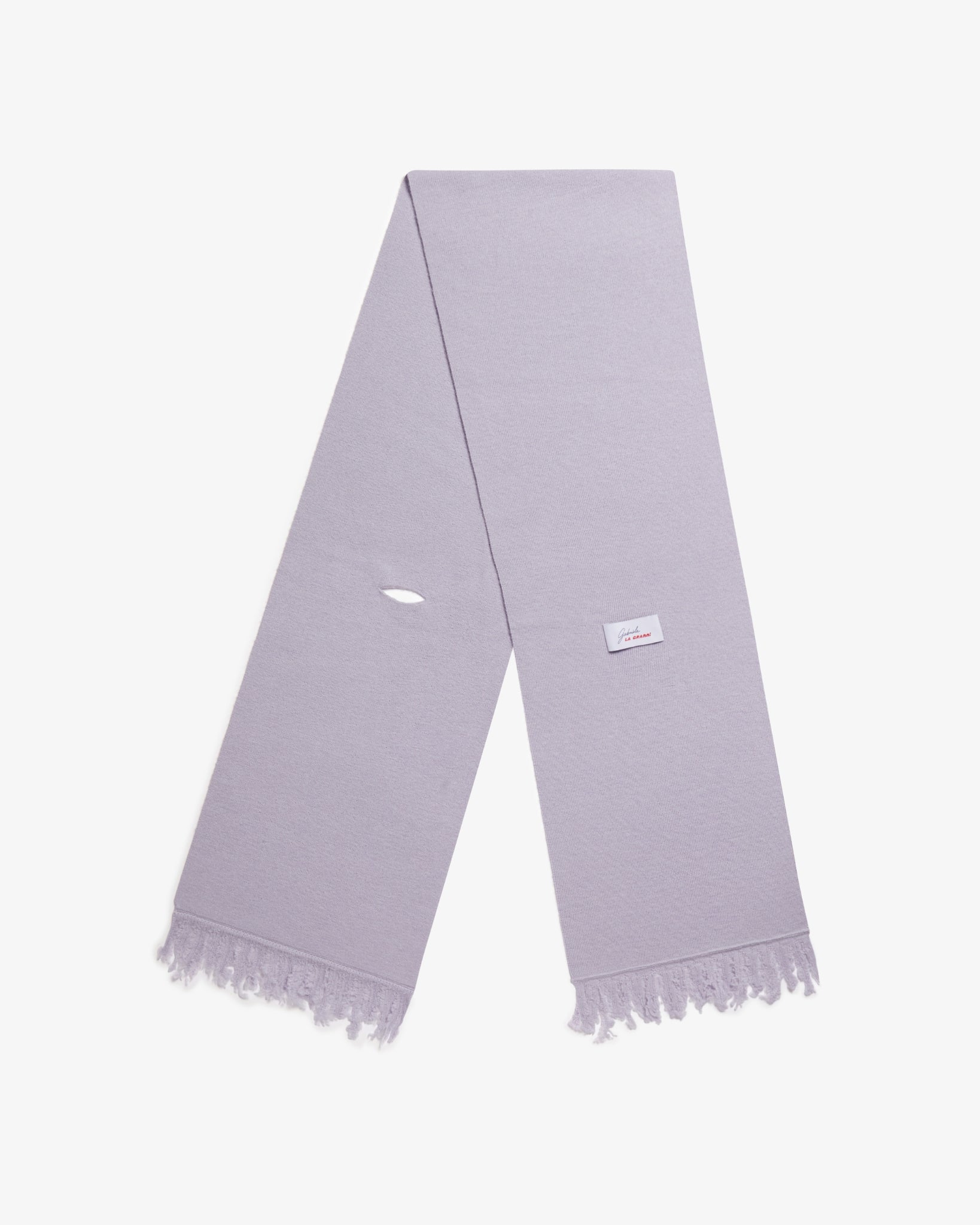 La Granni x Gabriele Three-Way Knit Scarf - Lilac