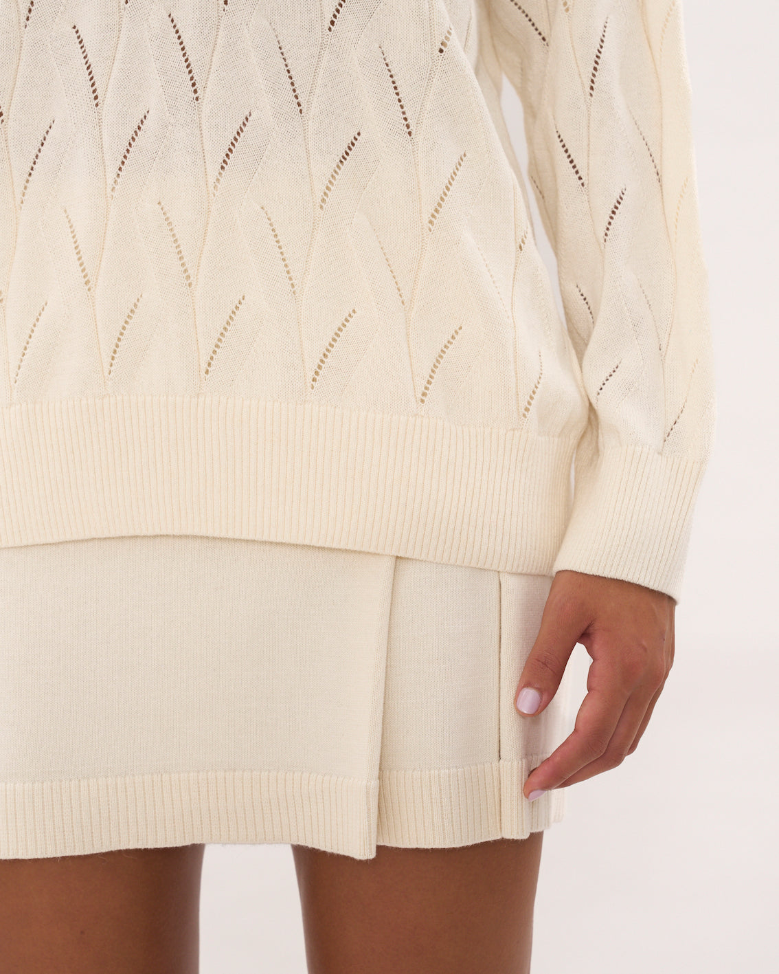 Oversized Jumper - Cream
