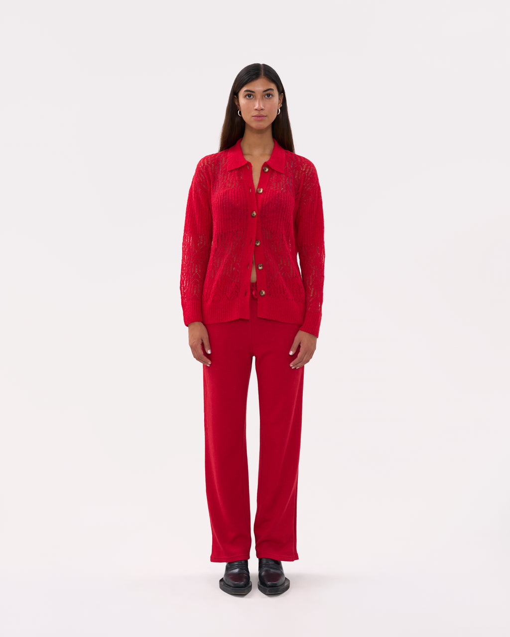 Women's Trousers - Red