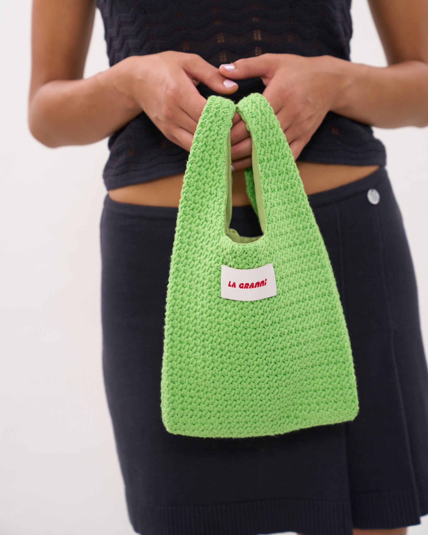 Mini LA G Bag - Lime Green