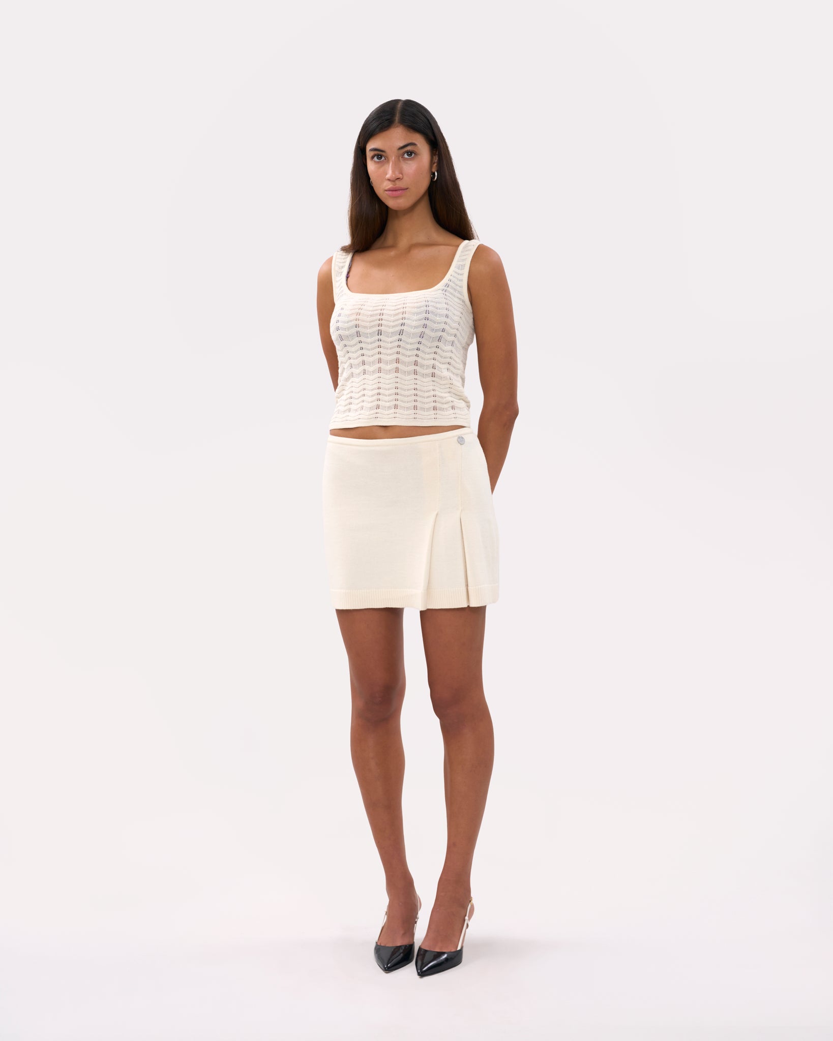 Centimos Skirt - Cream