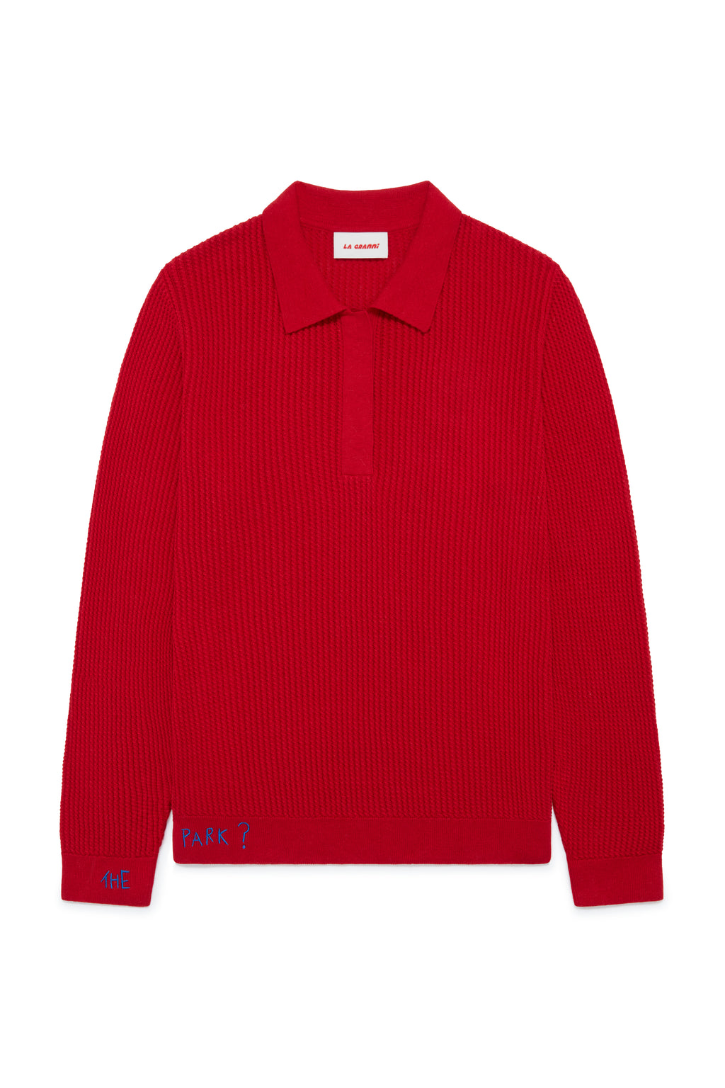 Embroidered Evening Shirt - Red