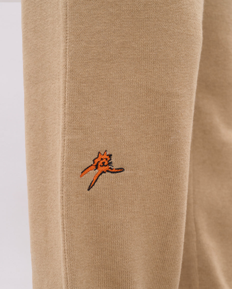 Knitted Gato Trousers - Beige
