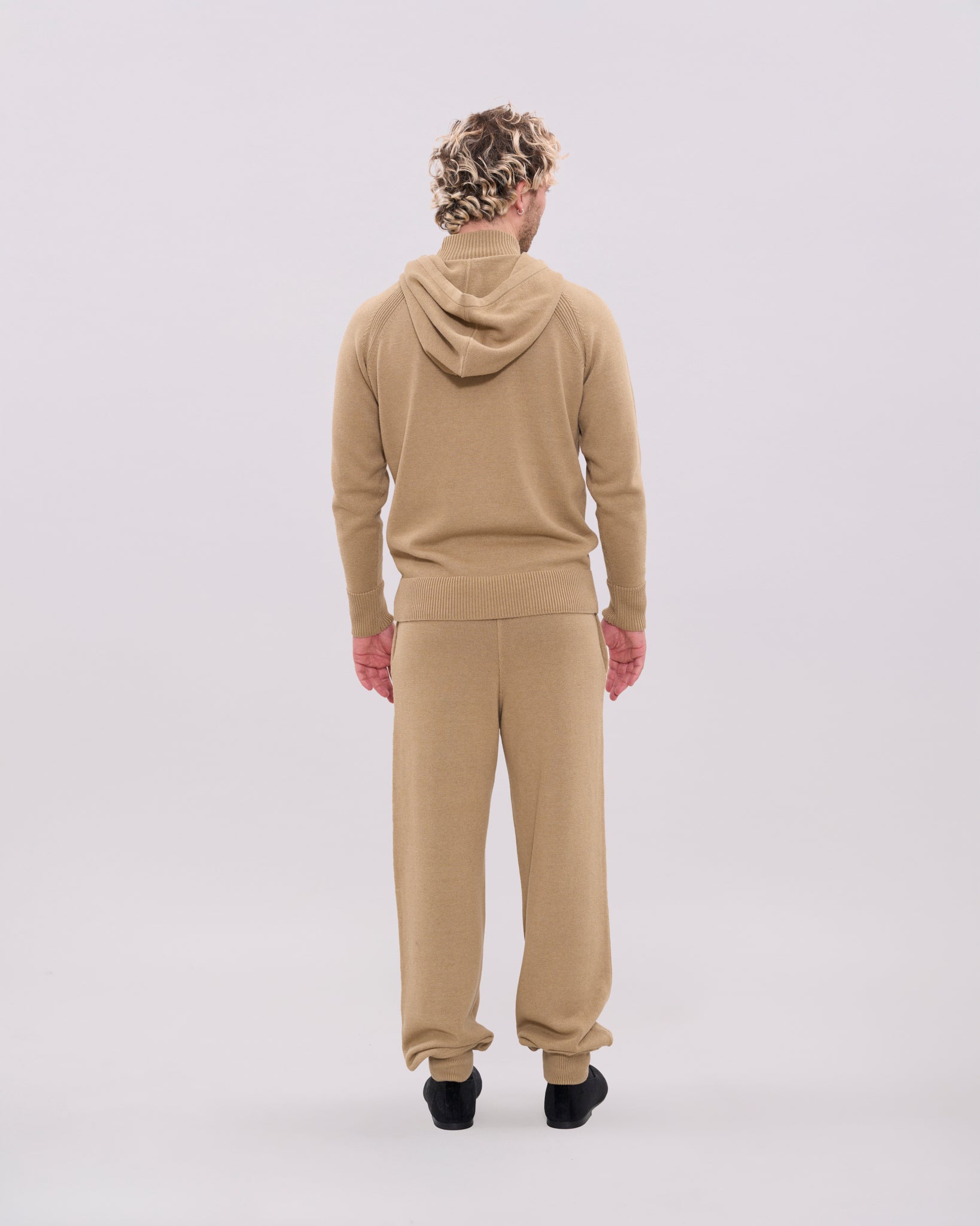 Knitted Gato Trousers - Beige