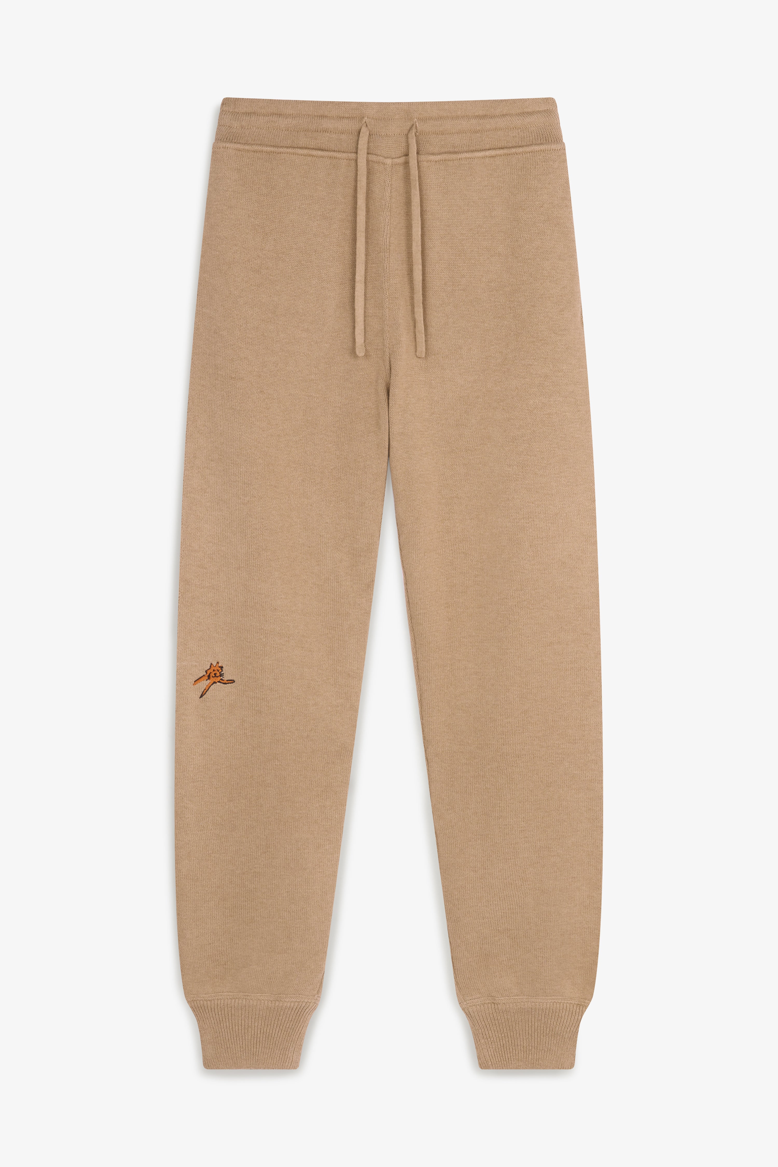Knitted Gato Trousers - Beige