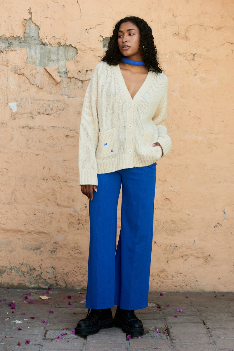 LA G Cardigan - Cream