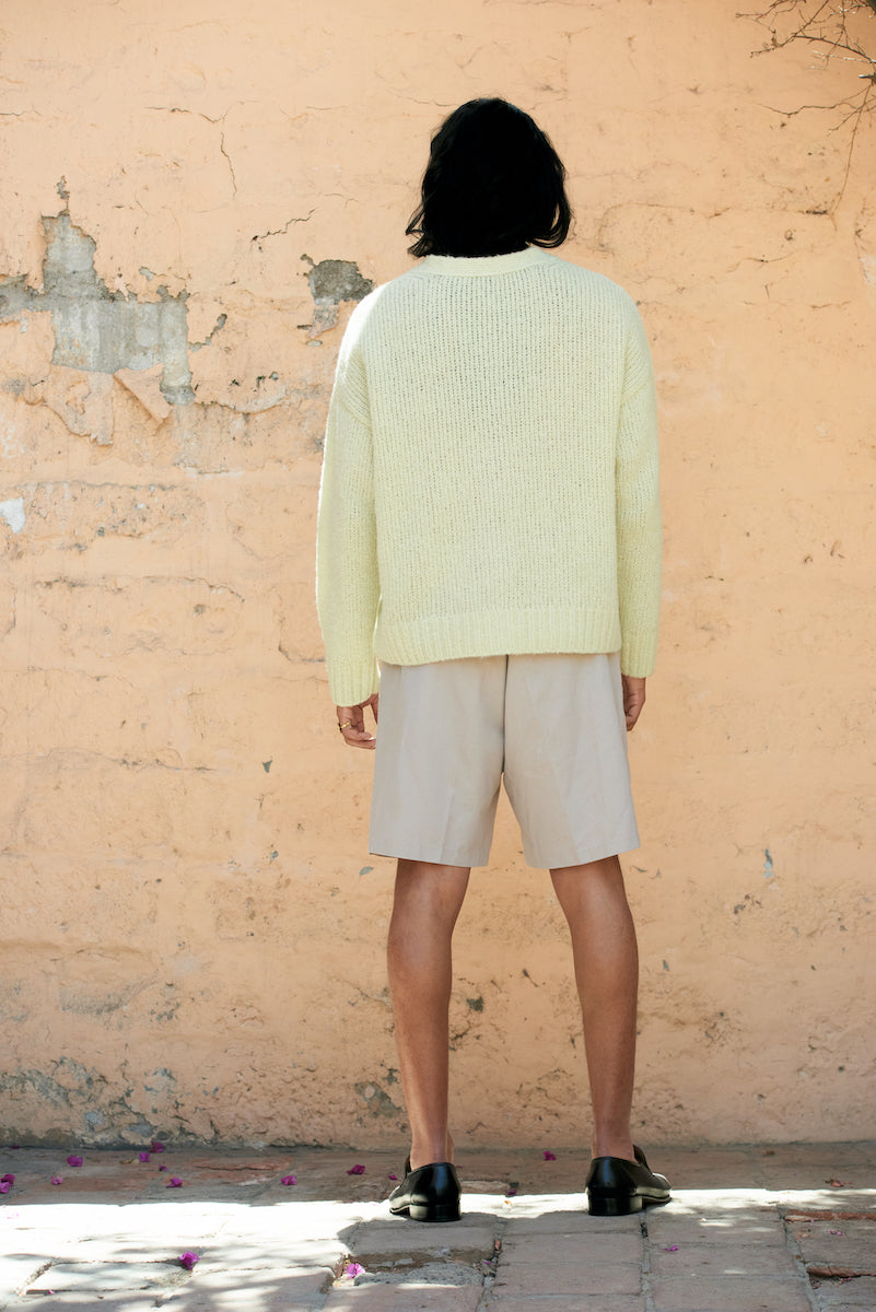 LA G Cardigan - Pistachio