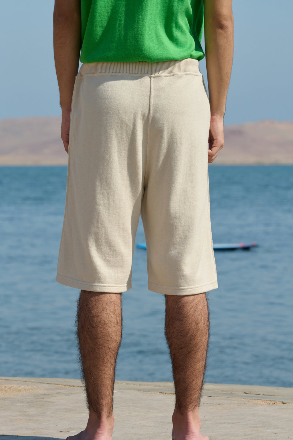 LA G Shorts - Cream