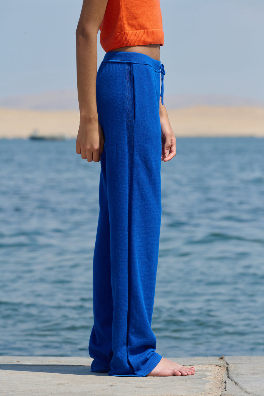Mesh Trousers - Blue