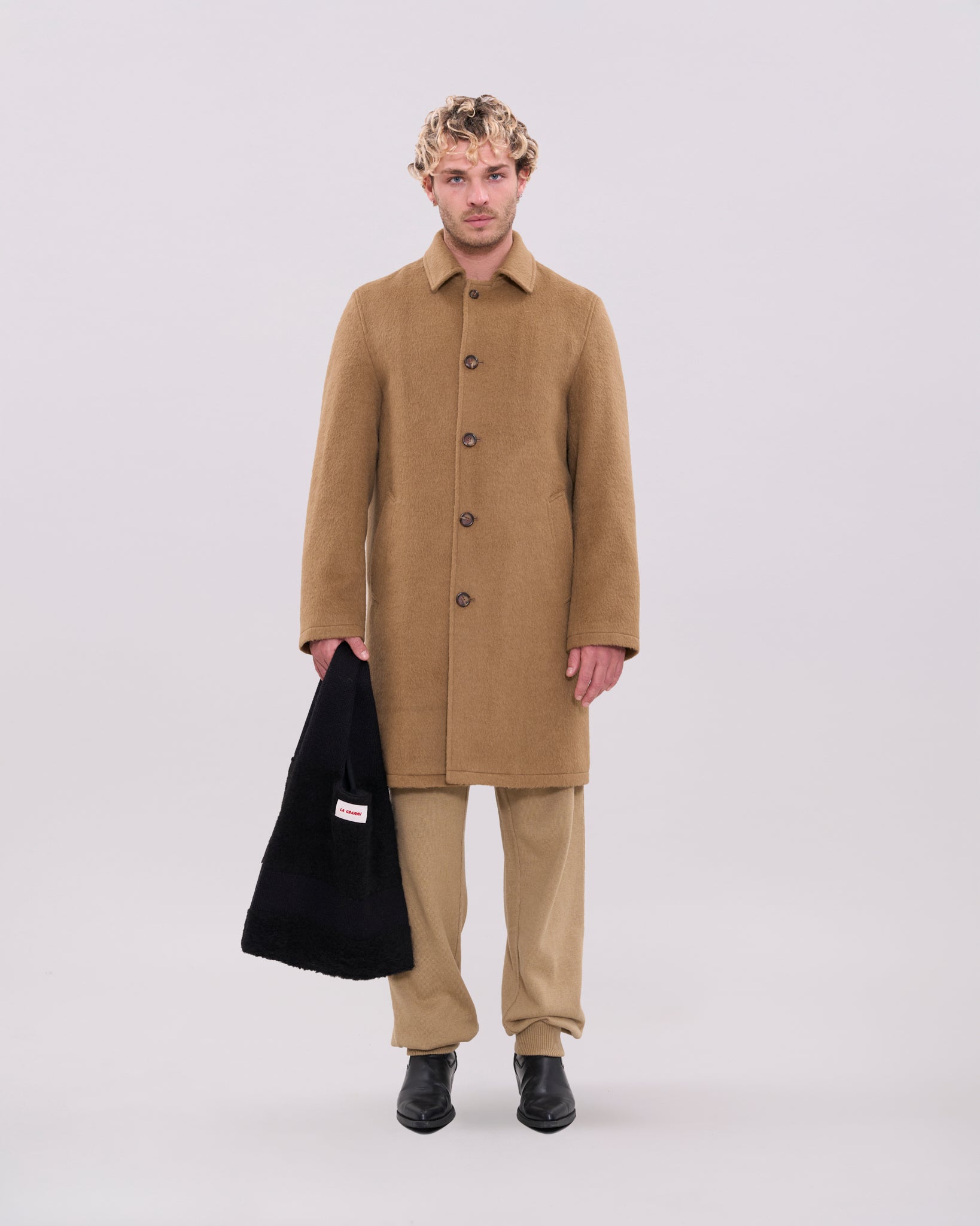 Men's Coat - Beige