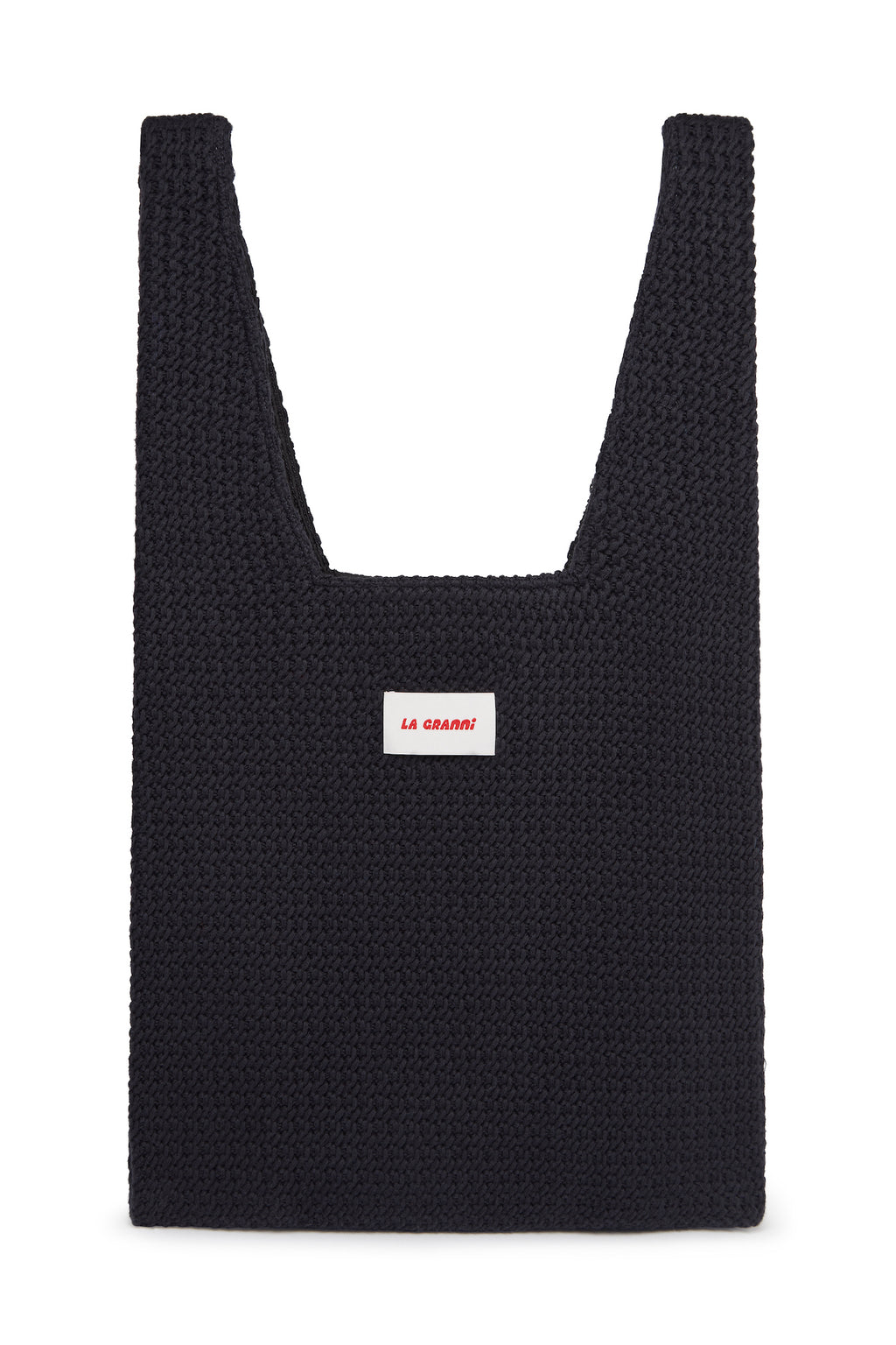 La G Knit Bag - Black