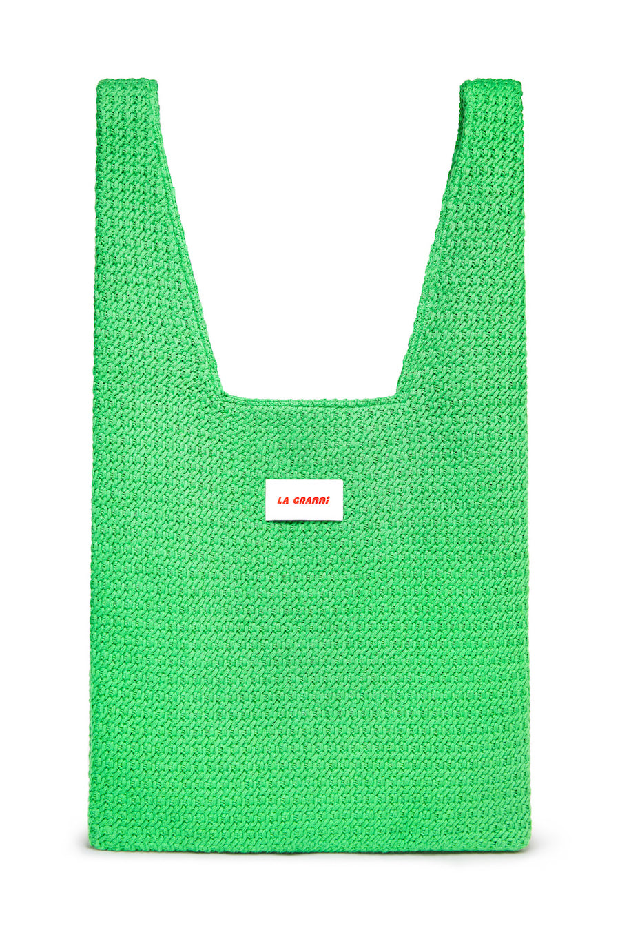 La G Knit Bag - Green