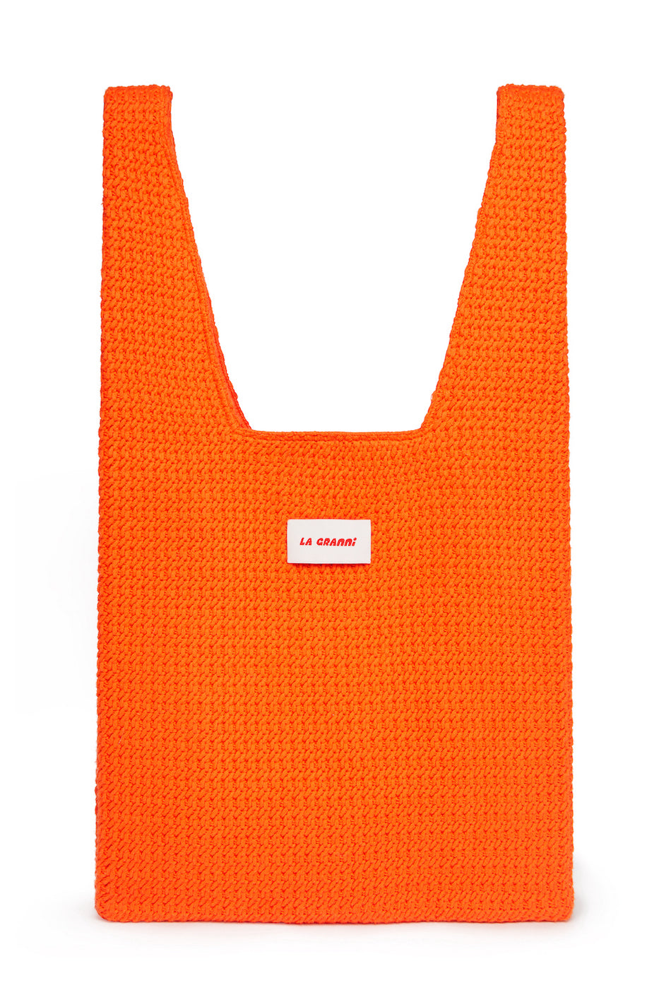 La G Knit Bag Orange