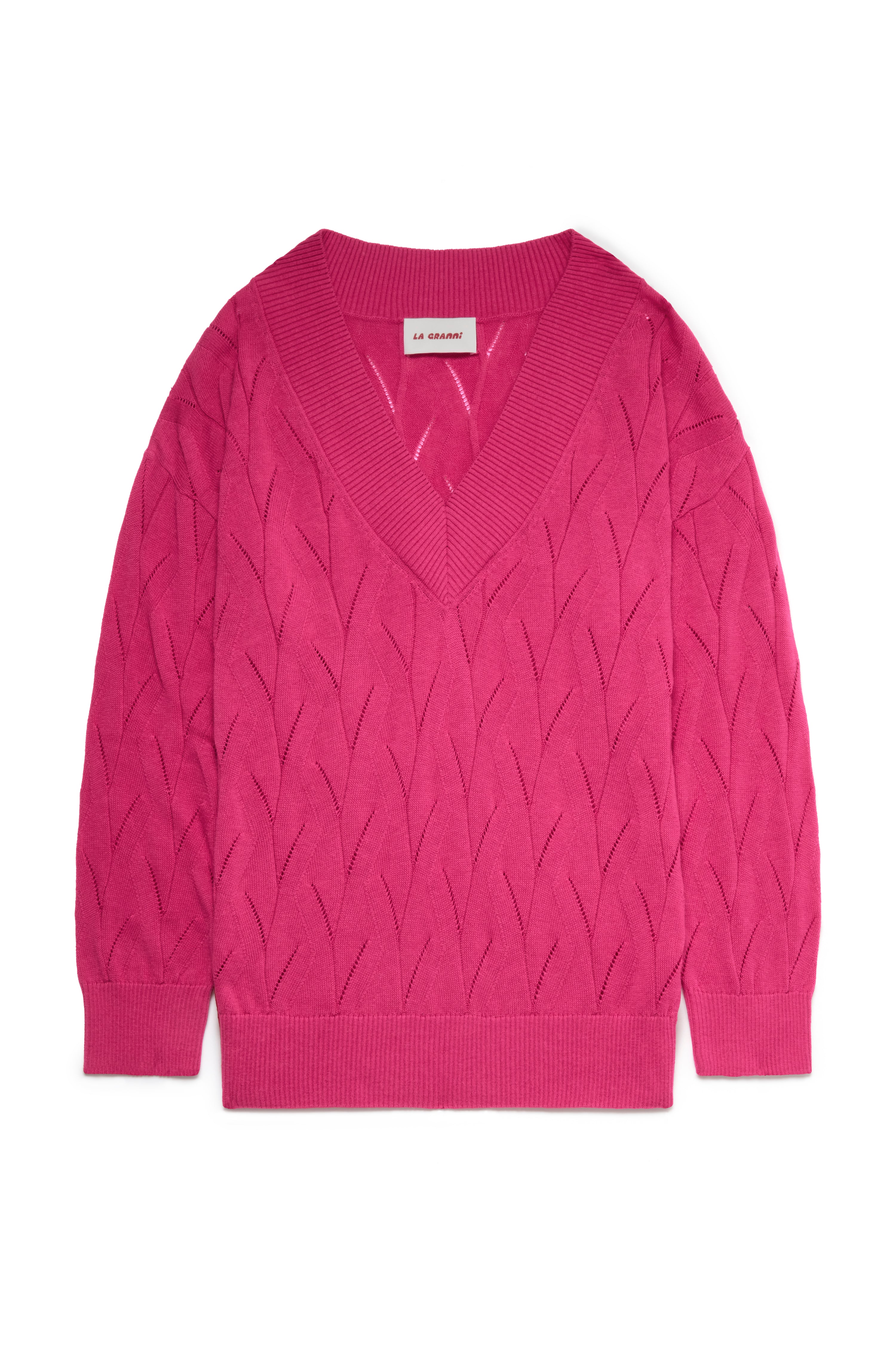 Oversized Jumper - Bright Pink
