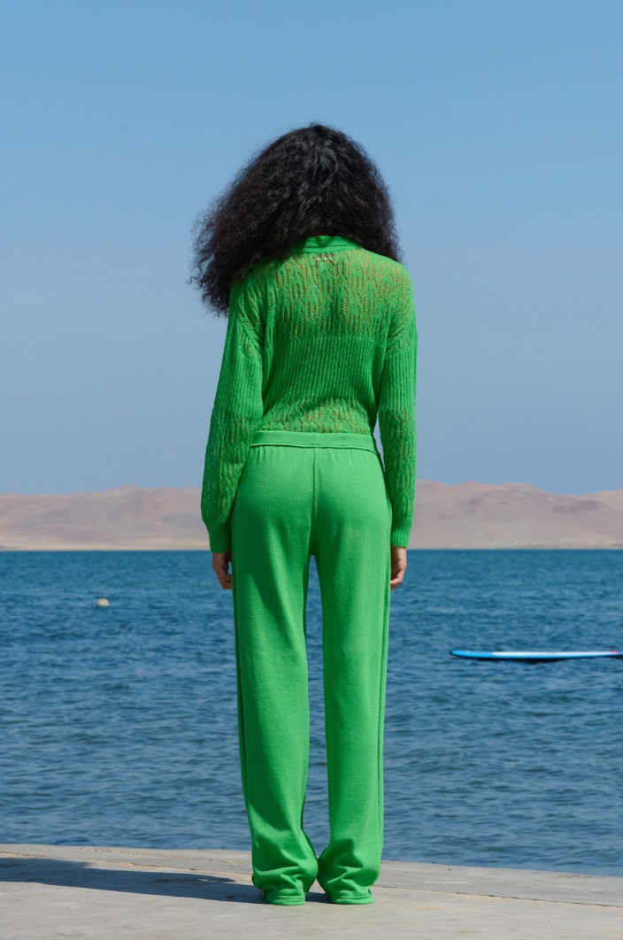 Mesh Trousers - Green