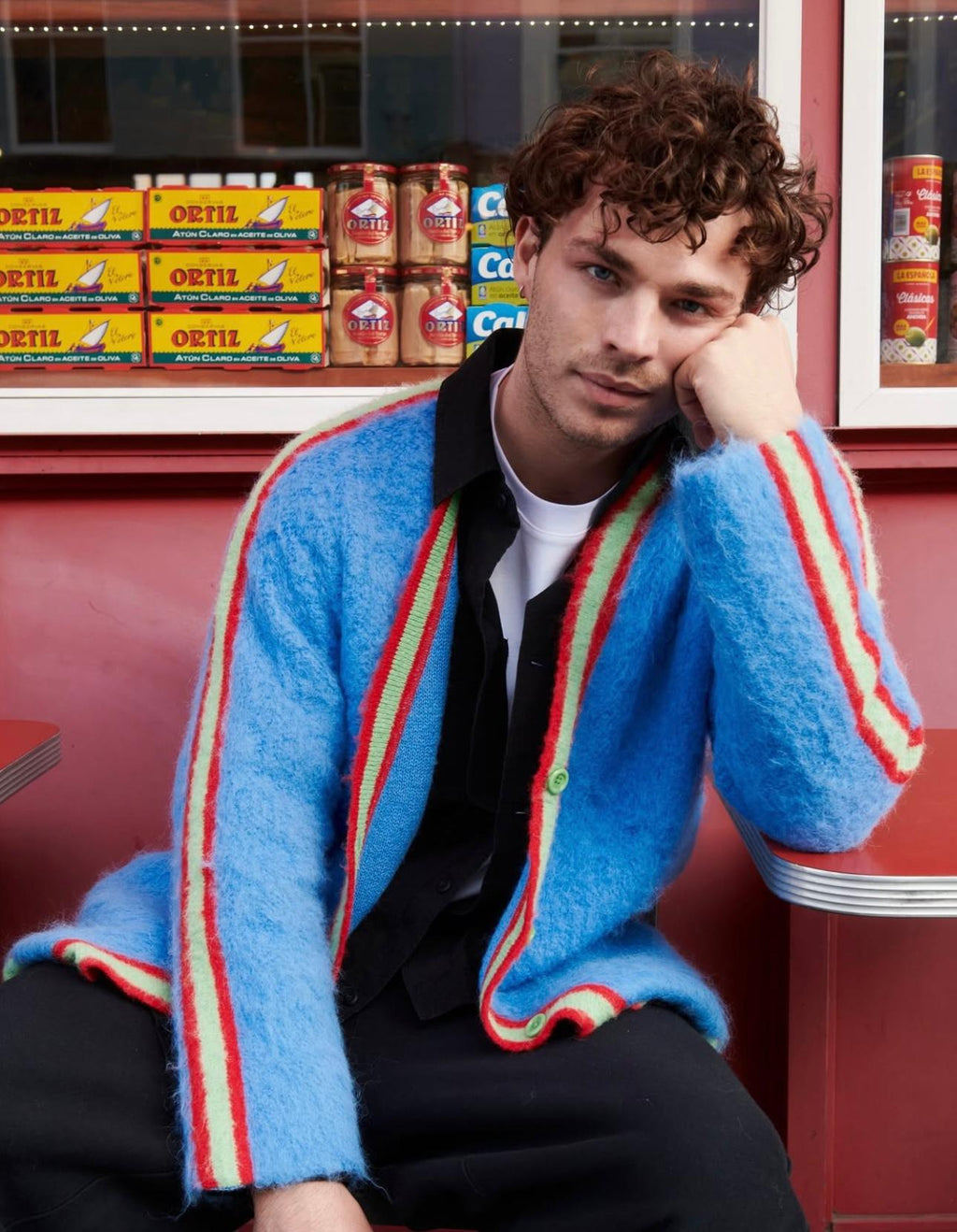 Limited Edition Oversized Suri Cardigan Baby Blue