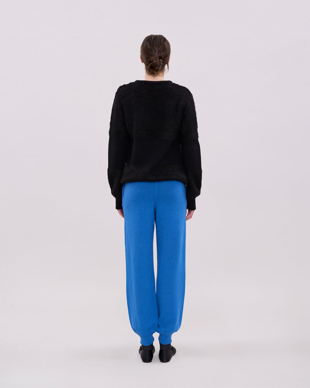 Two Tone Crewneck - Black