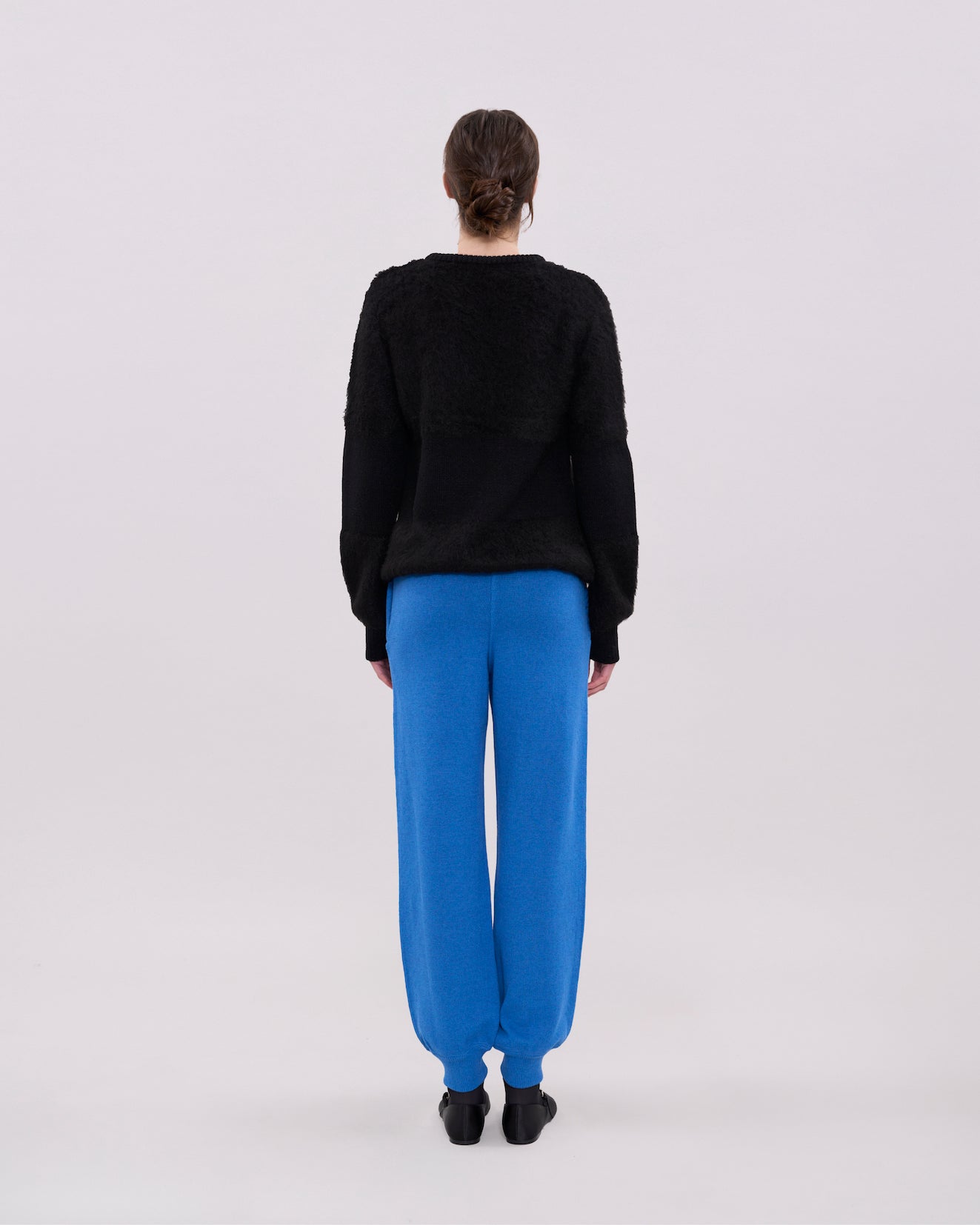 Two Tone Crewneck - Black