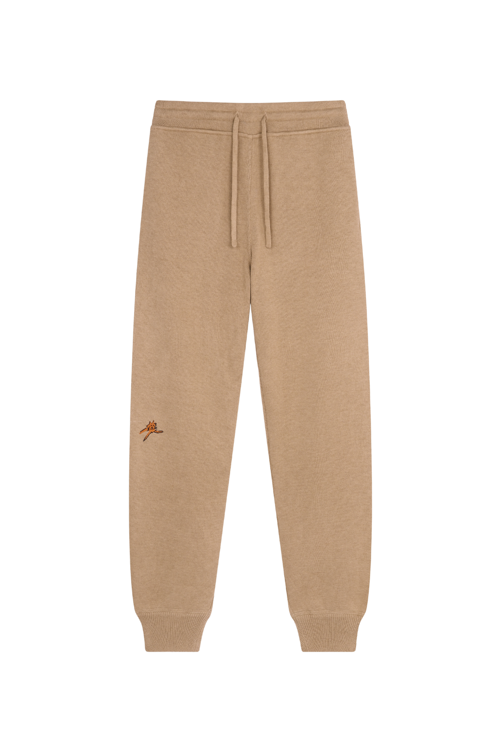 Knitted Gato Trousers - Beige
