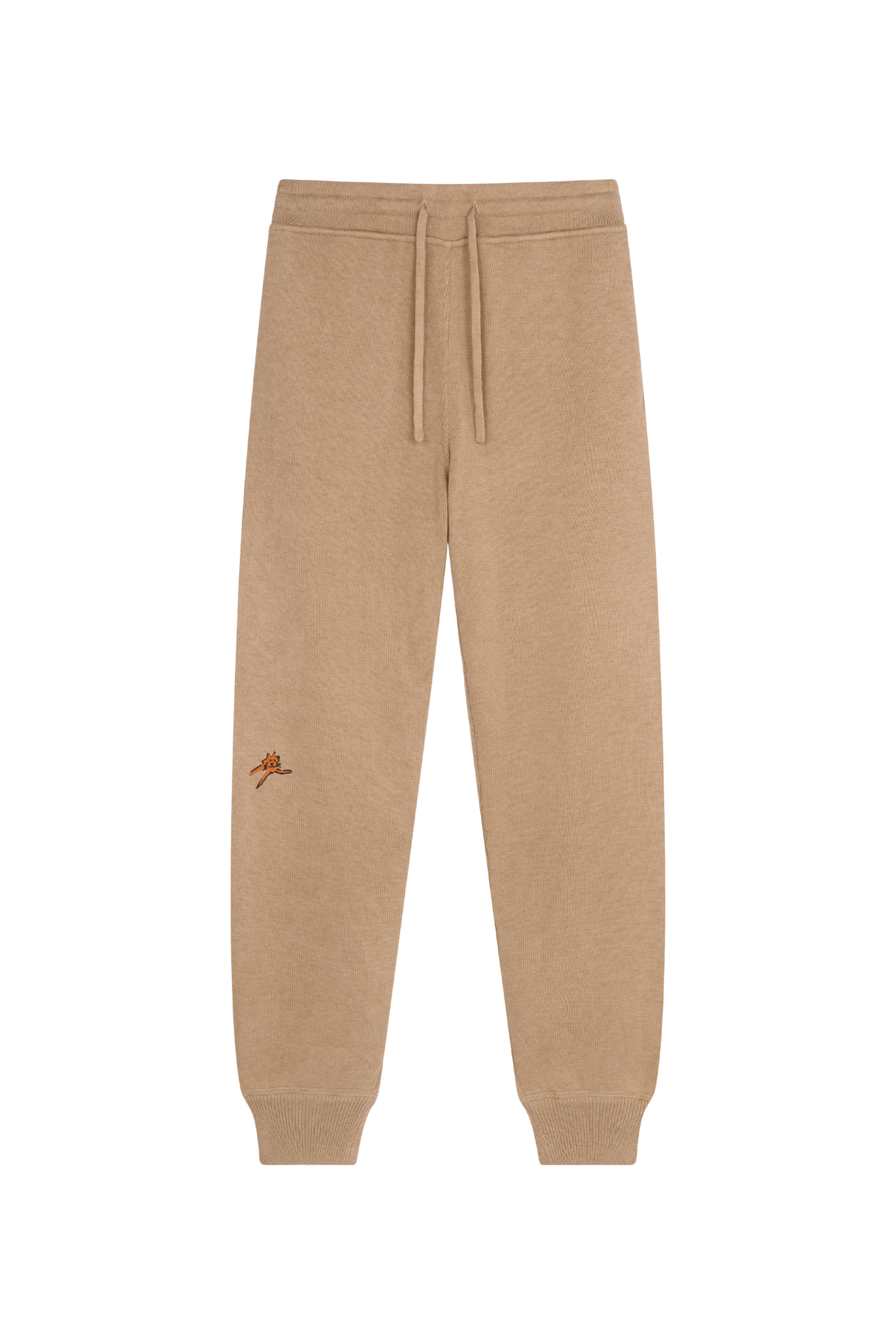 Knitted Gato Trousers - Beige