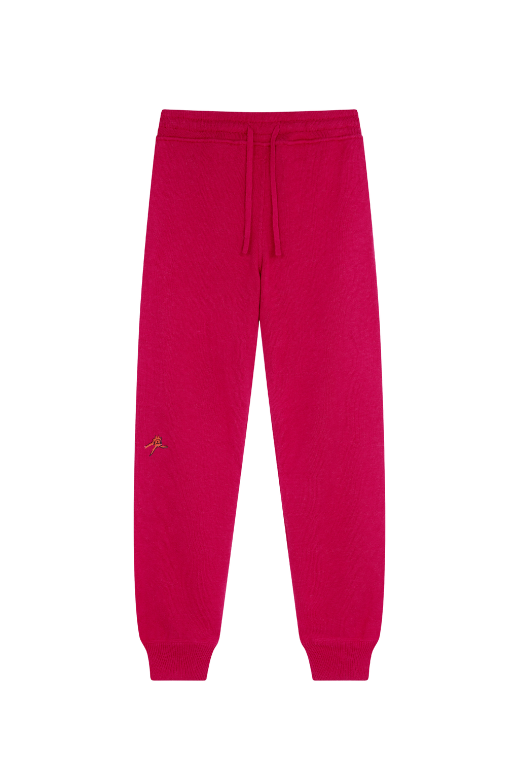 Knitted Gato Trousers - Burgundy