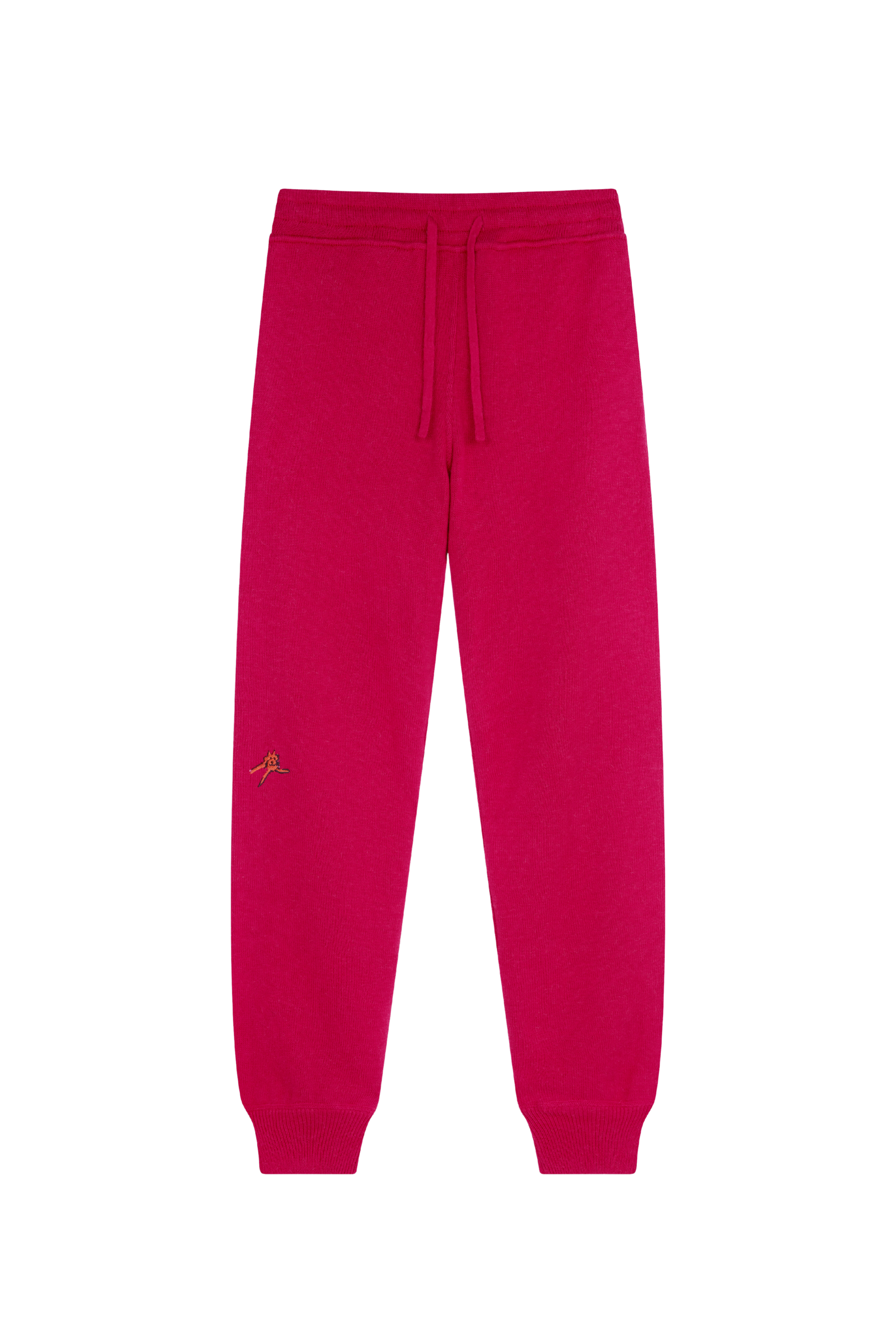 Knitted Gato Trousers - Burgundy