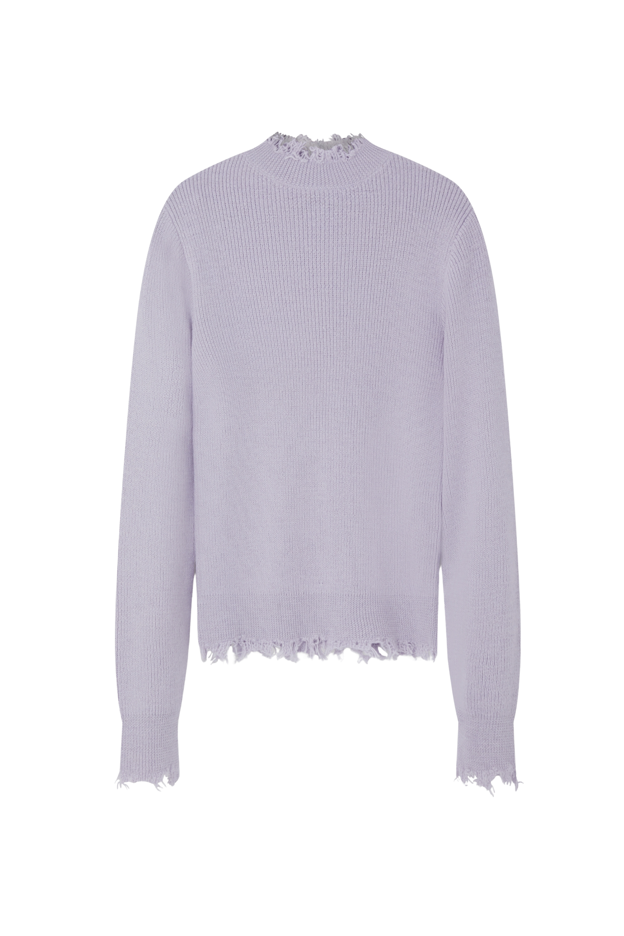 La Granni x Gabriele Alpaca Torn Jumper - Lilac