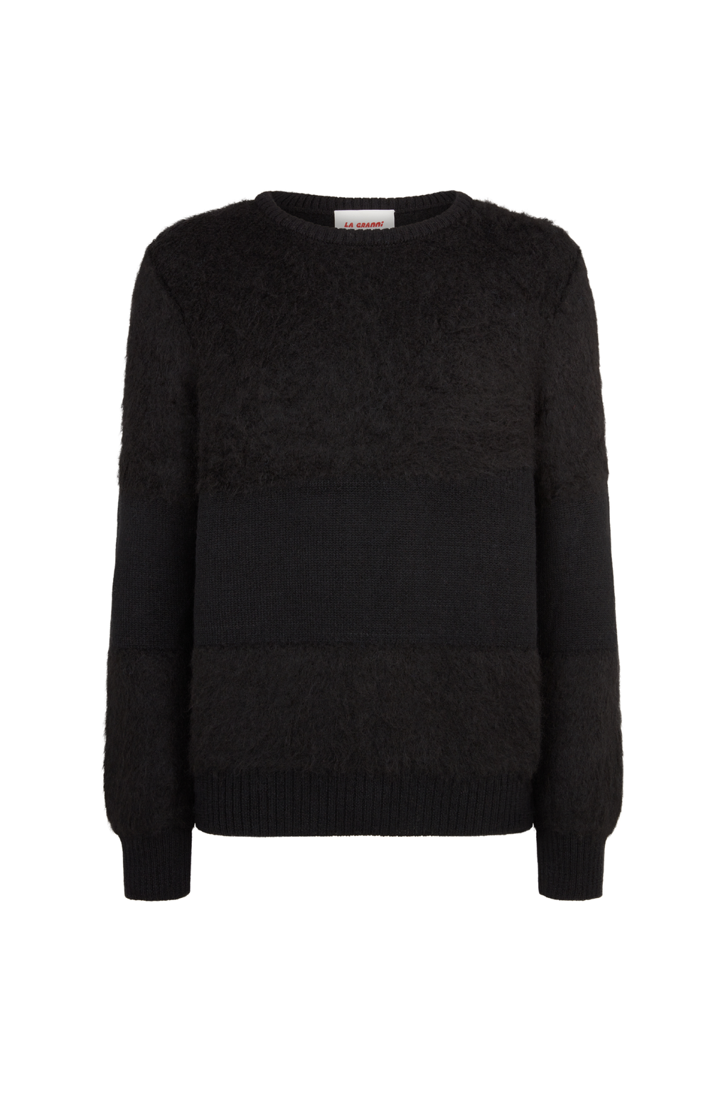 Two Tone Crewneck - Black