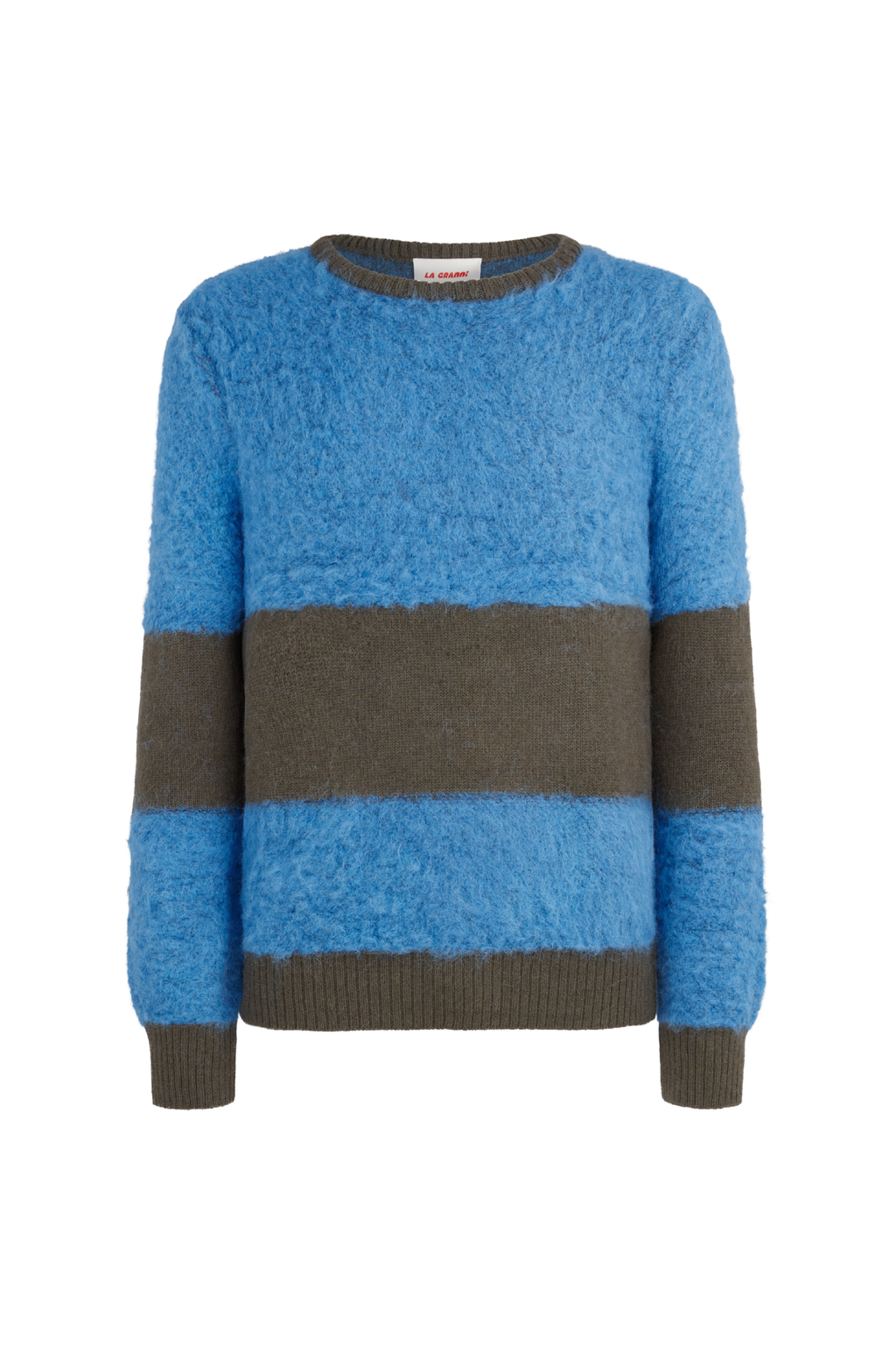 Two Tone Crewneck - Blue & Grey