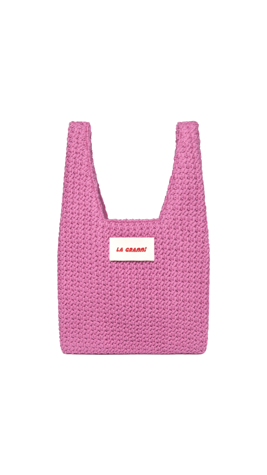 Mini LA G Knit Bag - Pink