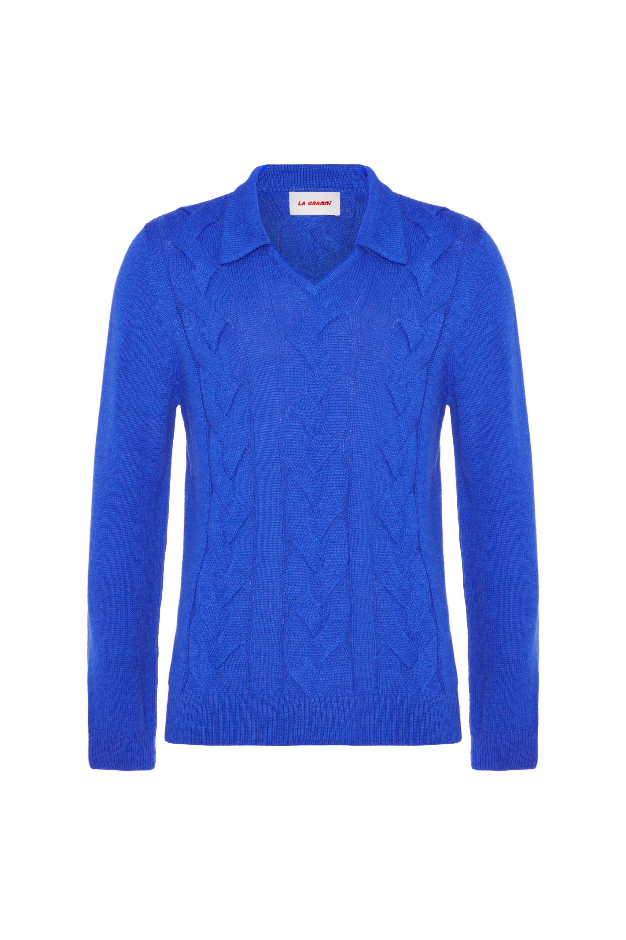 Cable Cable Cable Jumper - Blue